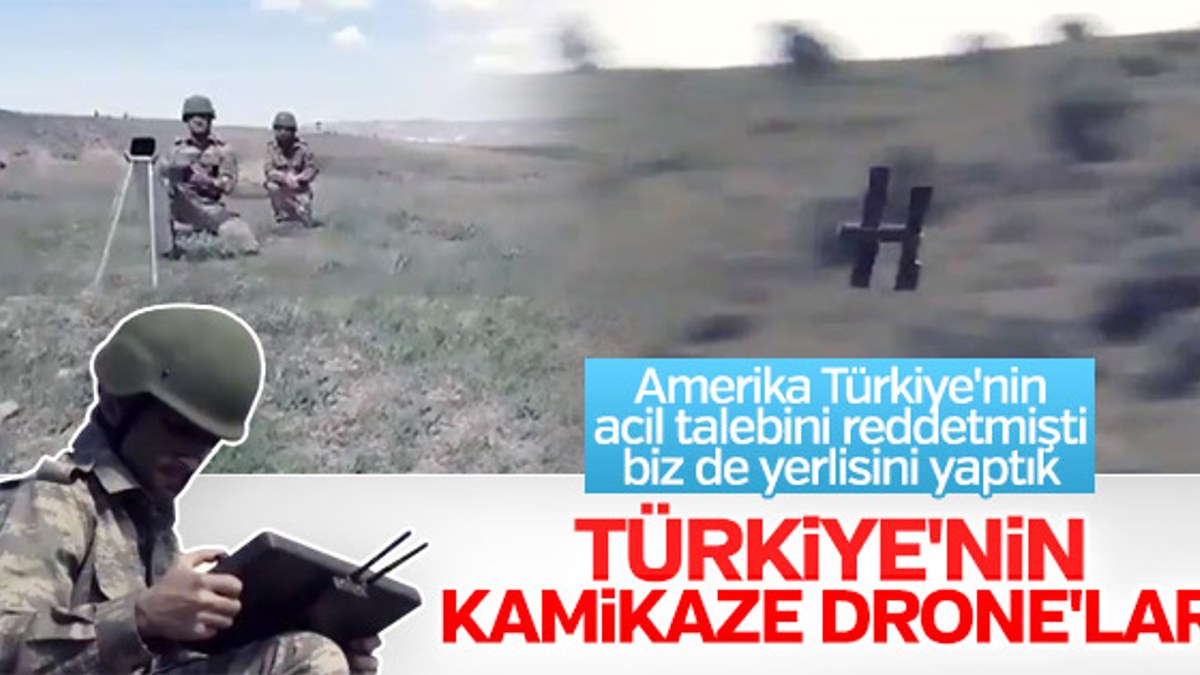Türkiye'nin kamikaze drone'ları göreve hazır