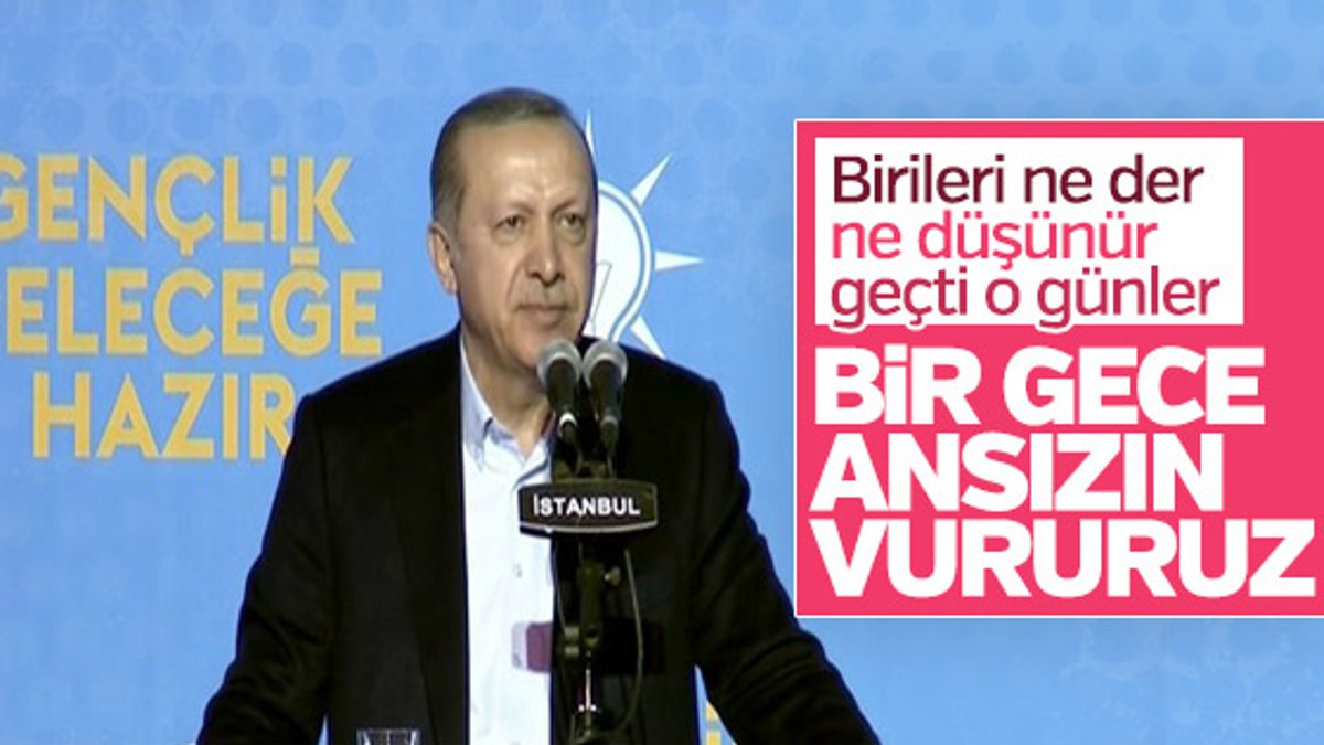 Erdoğan Gençlik Şurası'nda konuştu