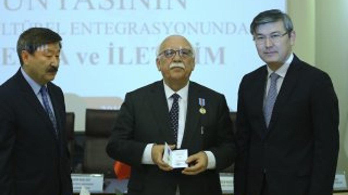 Nabi Avcı'ya Kazakistan Üstün Hizmet Ödülü verildi