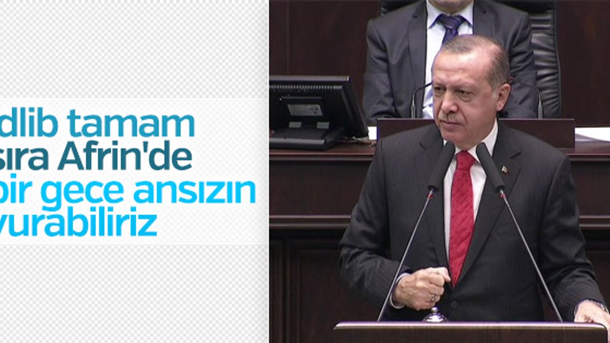 Cumhurbaşkanı Erdoğan AK Parti grup toplantısında