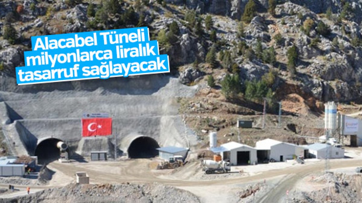 Alacabel Tüneli 2019'a kadar tamamlanacak