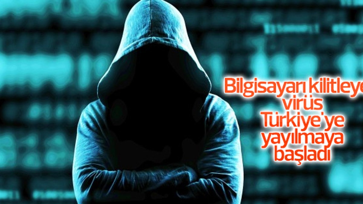 Bilgisayarı kilitleyen virüs Türkiye'ye yayılmaya başladı