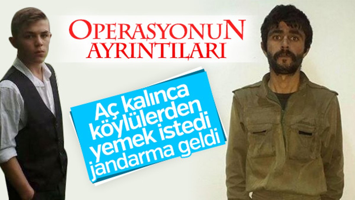Eren Bülbül'ü şehit eden PKK'lı terörist yemek istedi