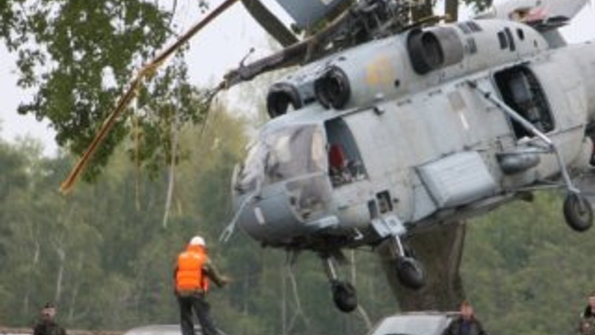 Norveç'te Rus helikopteri düştü