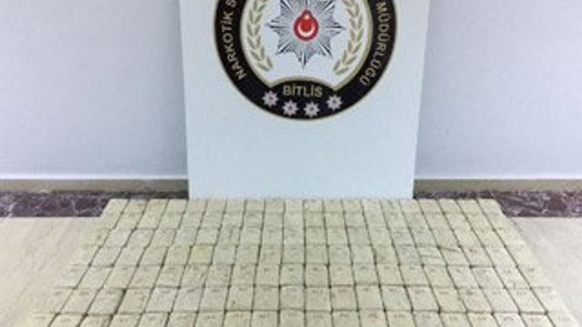 Bitlis'te eroin operasyonu