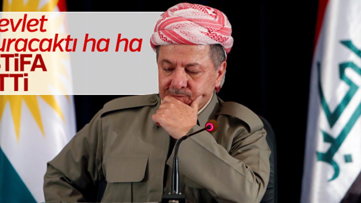 Barzani istifa etti