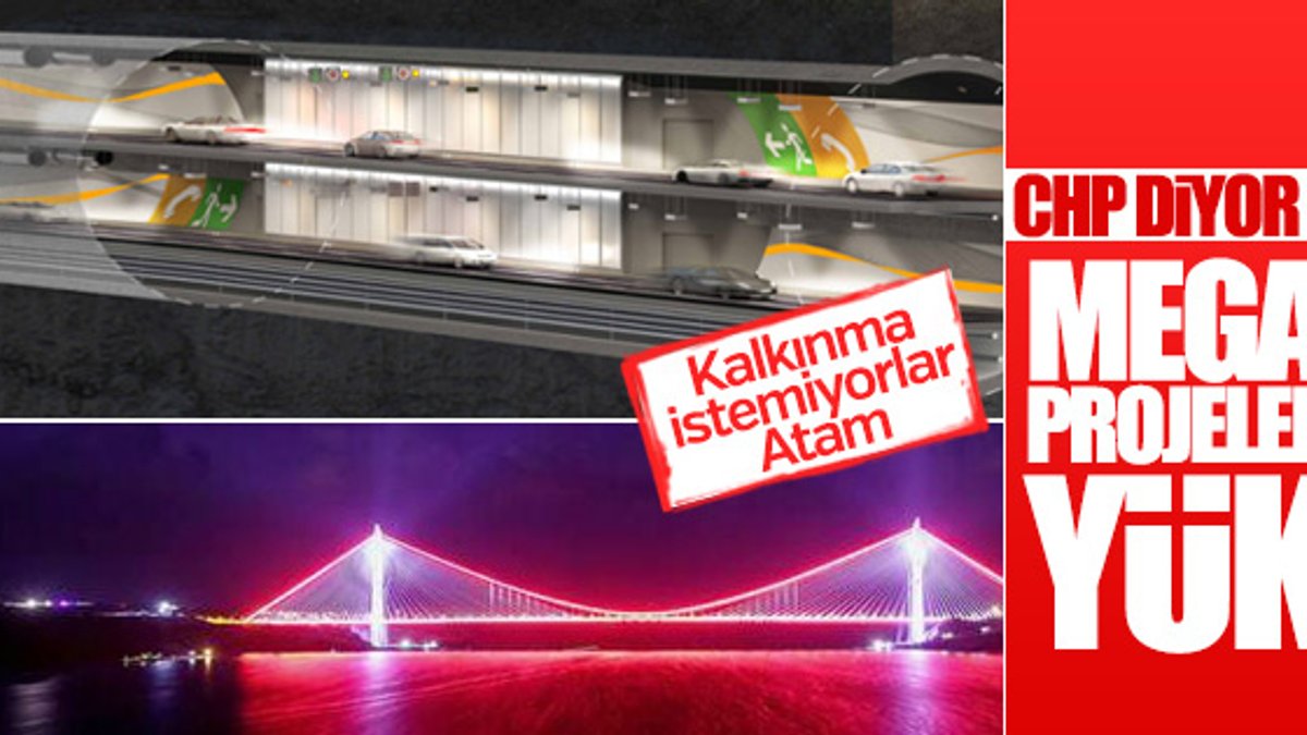 CHP Türkiye'nin mega projelerine karşı