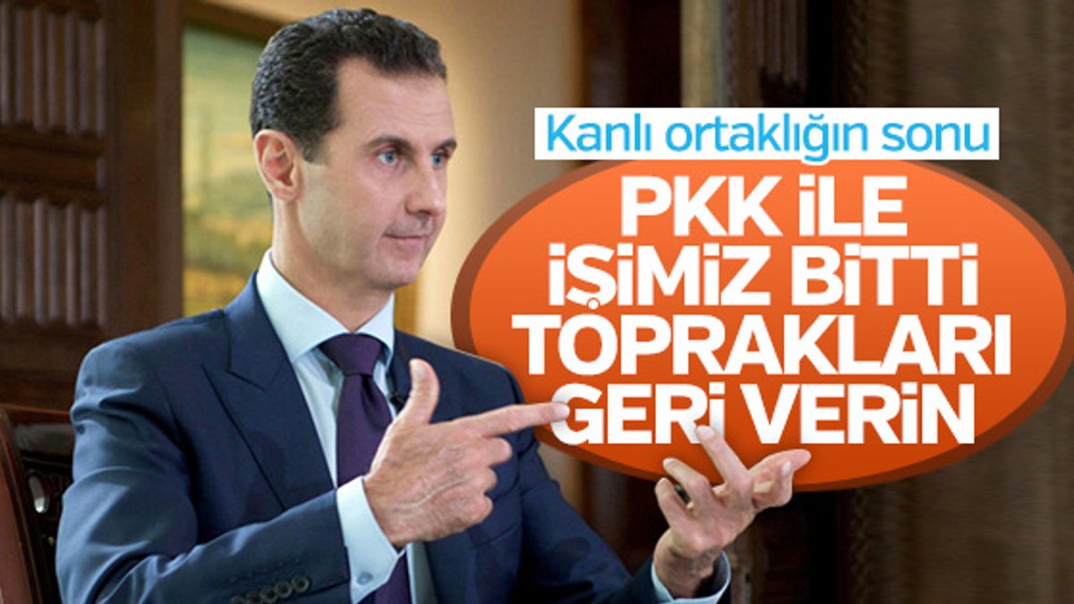 Esad PKK/PYD'den topraklarını geri istedi