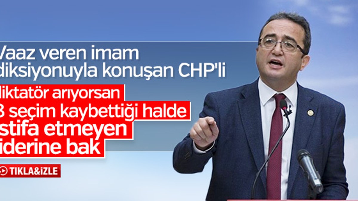 CHP sözcüsü Bülent Tezcan Cumhurbaşkanı'na hakaret etti