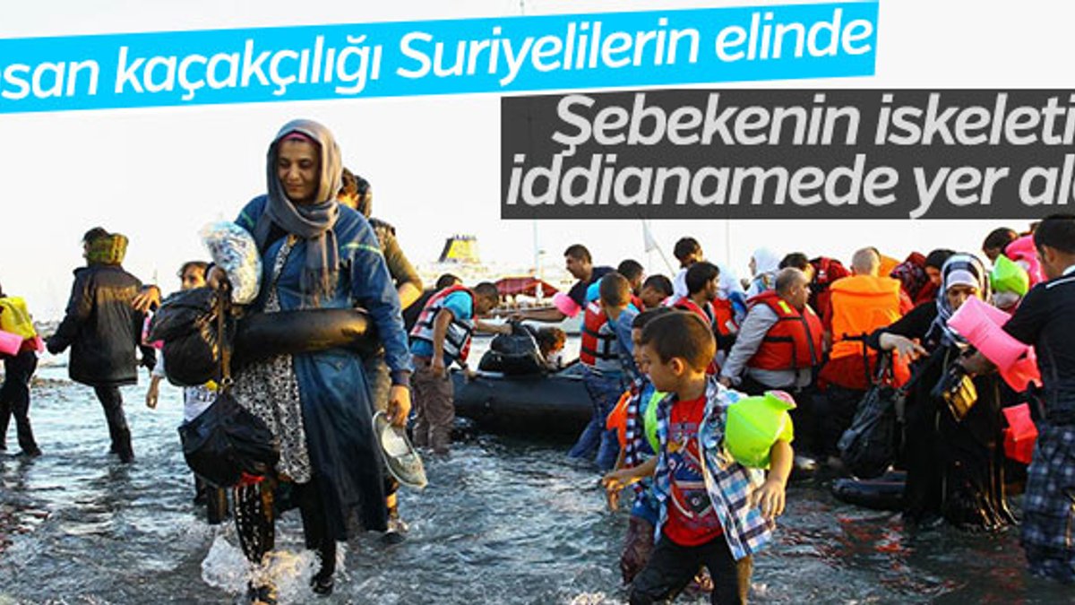 Türkiye'de insan kaçakçılığı Suriyelilerin elinde