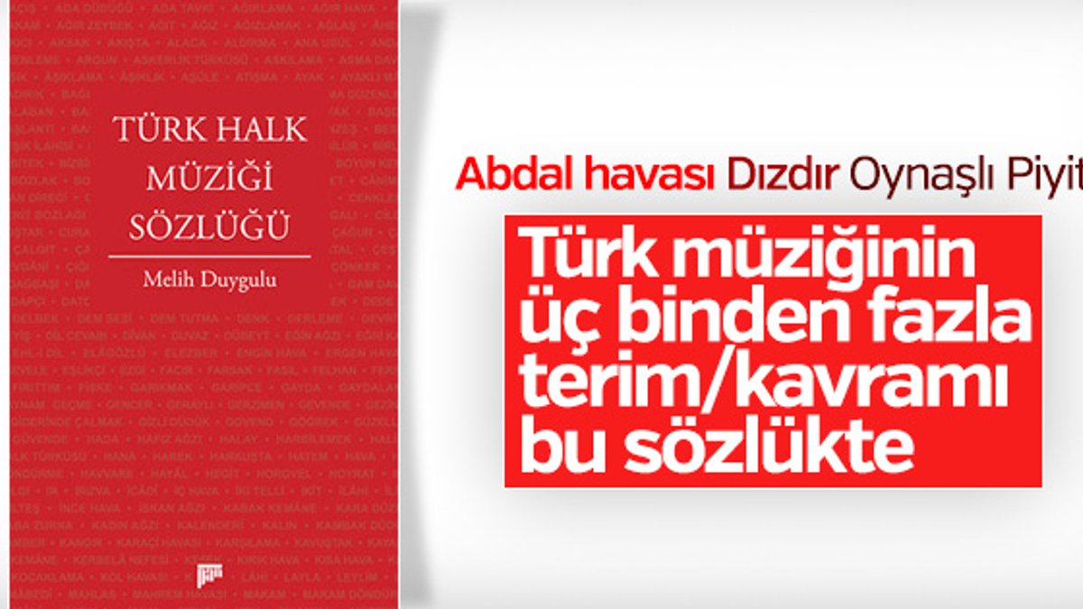 Melih Duygulu’dan Türk Halk Müziği Sözlüğü