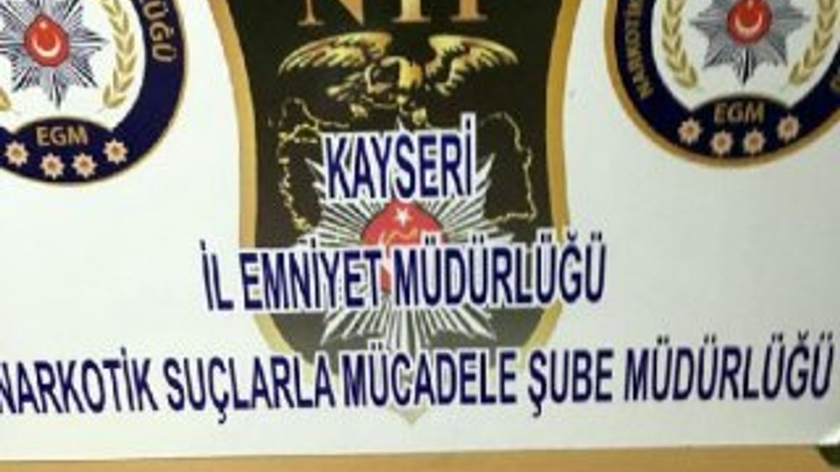 Kayseri'de uyuşturucu ticaretine 3 gözaltı