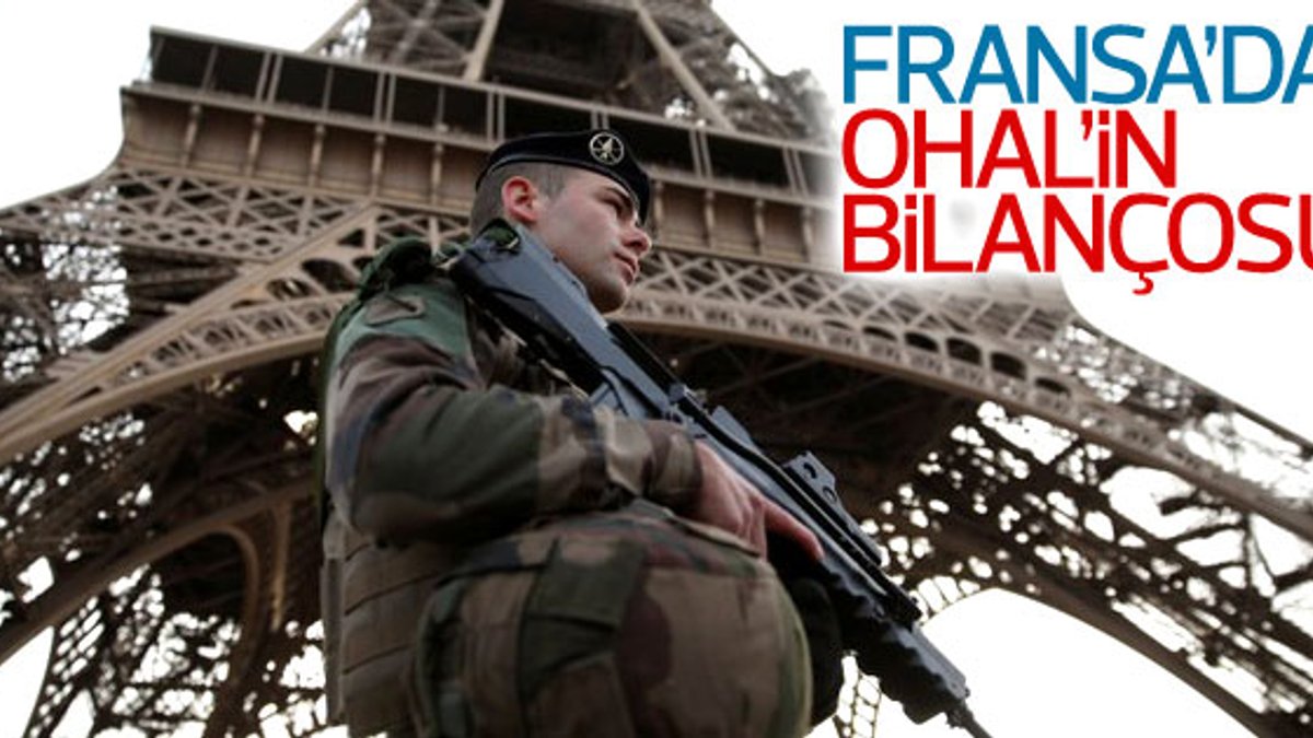 Fransa'da OHAL'in bilançosu açıklandı
