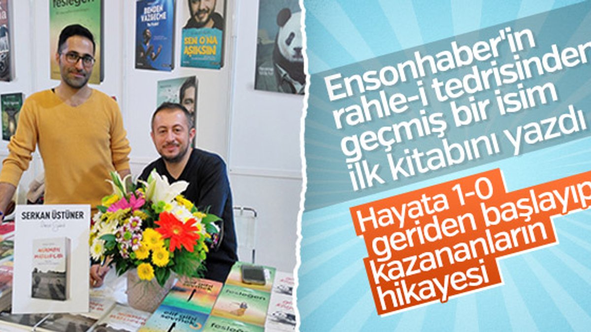 Gazeteci Serkan Üstüner, 36. İstanbul Kitap Fuarı'nda