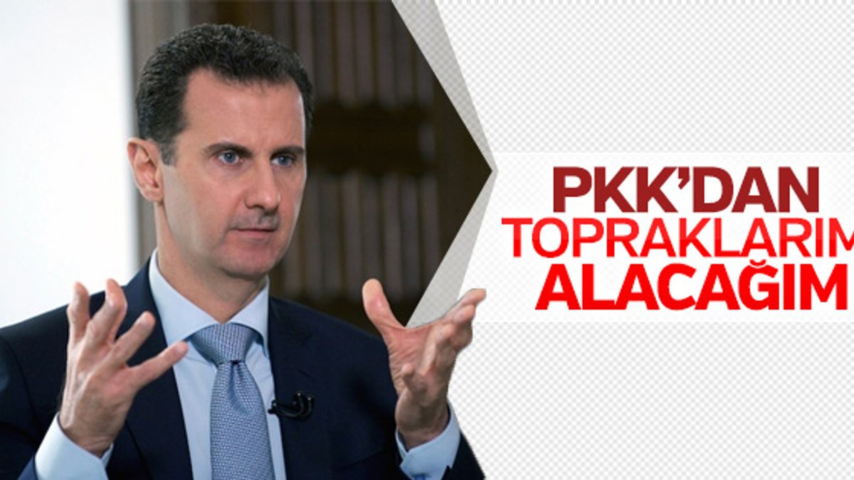 Esad terör örgütü PKK'yı tehdit etti