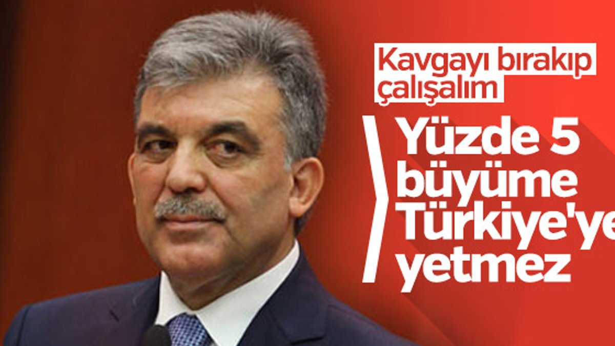 Abdullah Gül'den güçlü diplomasi vurgusu