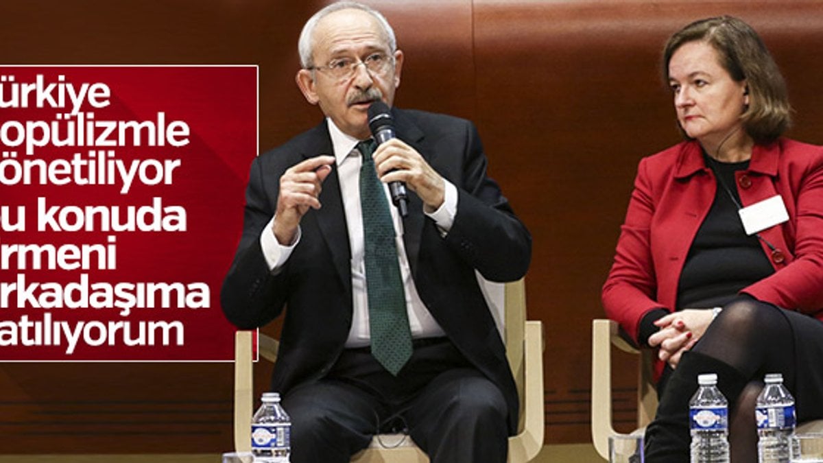 Kılıçdaroğlu Ermeni gazeteciye hak verdi
