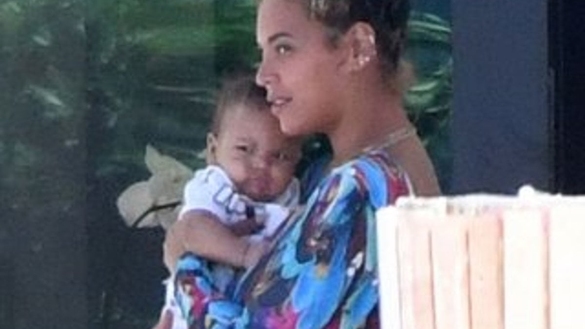 Beyonce'un ikizleri görüntülendi