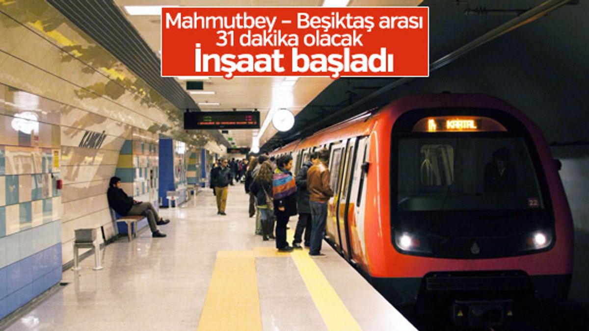 Mahmutbey-Esenyurt Metro Hattı'nda çalışmalar başladı