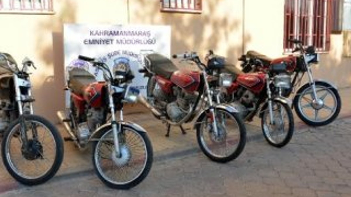 Kahramanmaraş'ta 5 çalıntı motosiklet bulundu