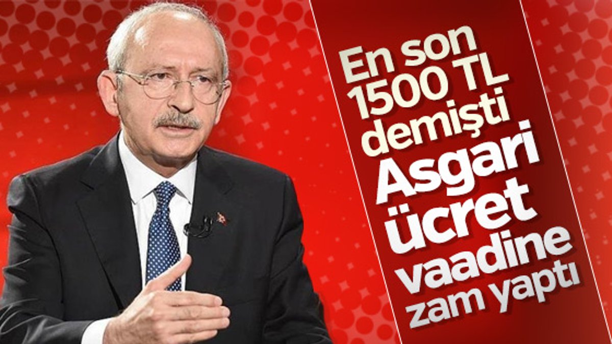 Kılıçdaroğlu: Asgari ücret 2 bin lira olmalı