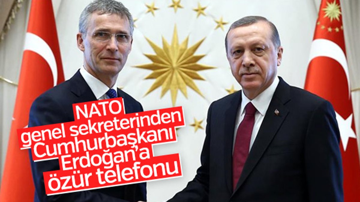 NATO Genel Sekreteri'nden Erdoğan'a özür telefonu