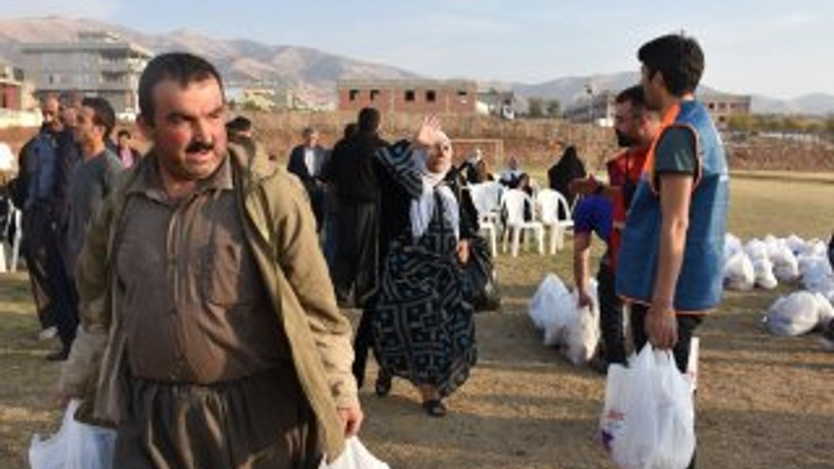 Türkiye'den Irak depreminde zarar gören 150 aileye yardım