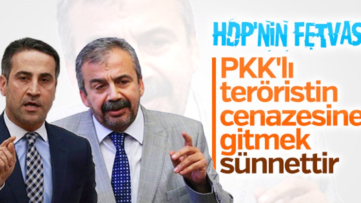 HDP, terörist cenazesine gitmeyi sünnet olarak görüyor