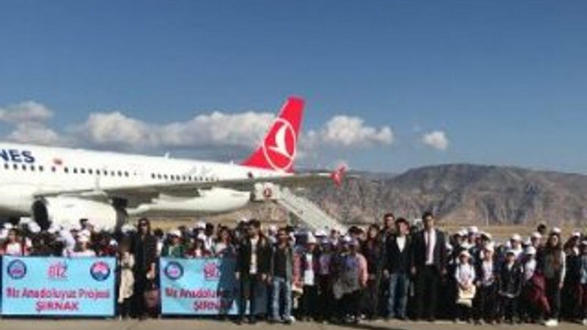 Terör mağduru çocuklar, özel uçakla Antalya'ya gitti
