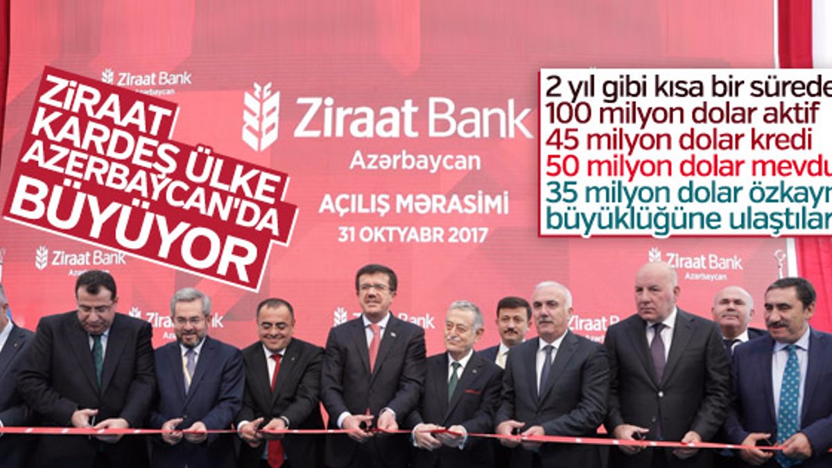 Ziraat Bankası Azerbaycan’da büyümeye devam ediyor