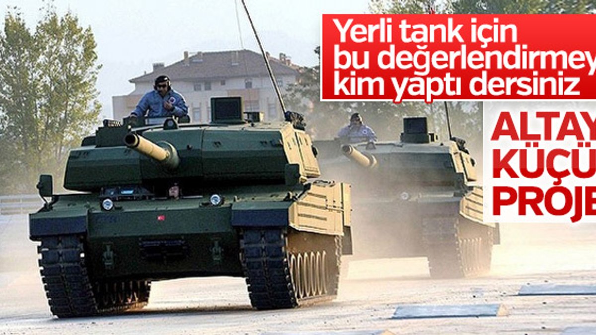 Almanlar Türkiye'nin milli tank çalışmalarından rahatsız