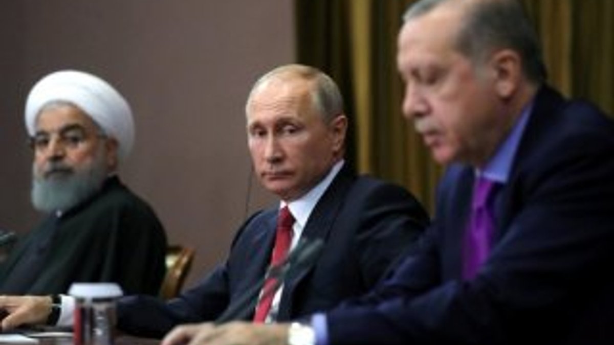 BMGK Erdoğan, Putin ve Ruhani'nin bildirisini yayınladı