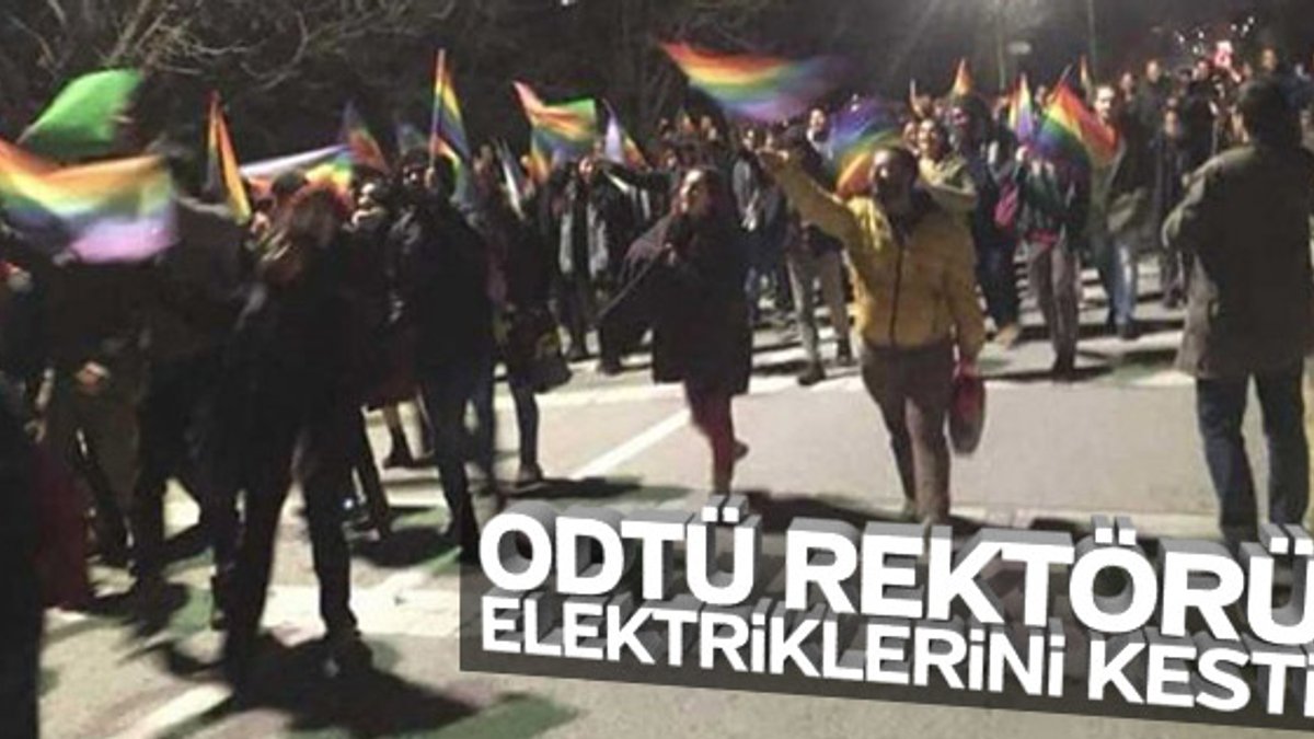 ODTÜ'de LGBT eylemi