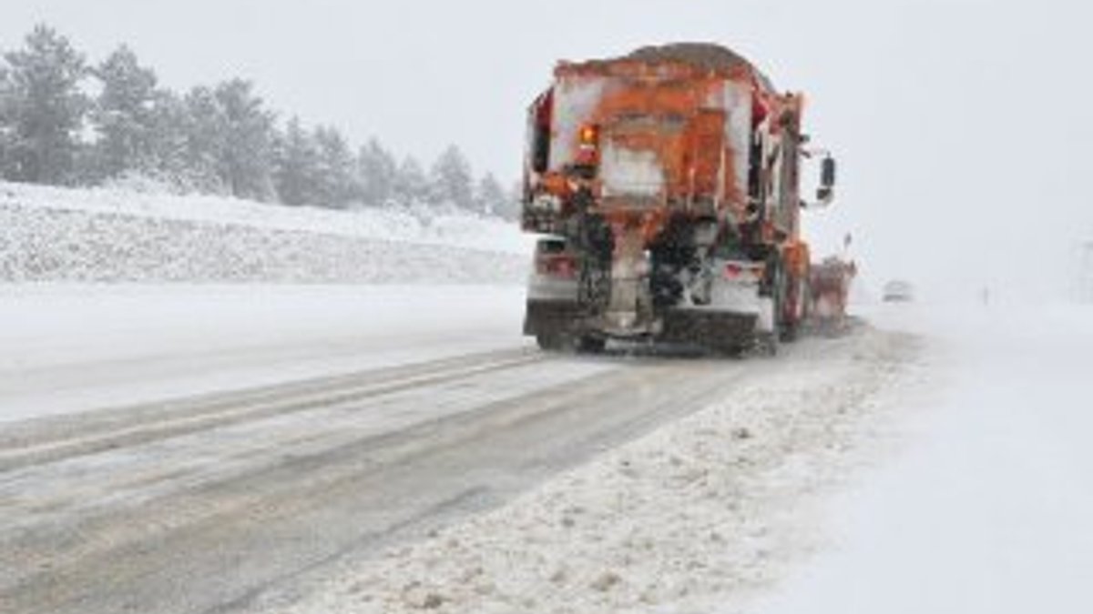 Kastamonu'da 15 köye ulaşıma kar engeli