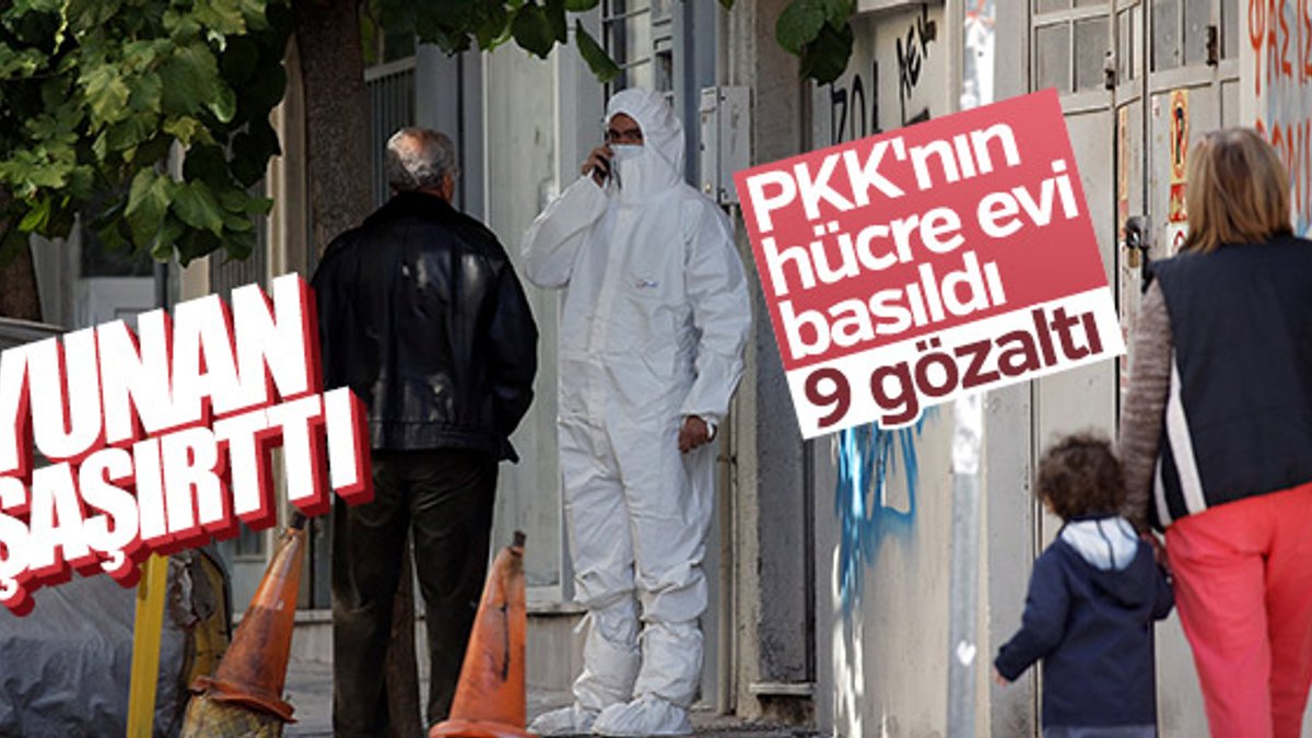 Yunanistan'da PKK operasyonu