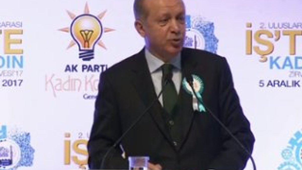 Cumhurbaşkanı Erdoğan 'İşte Kadın Konferansı'nda