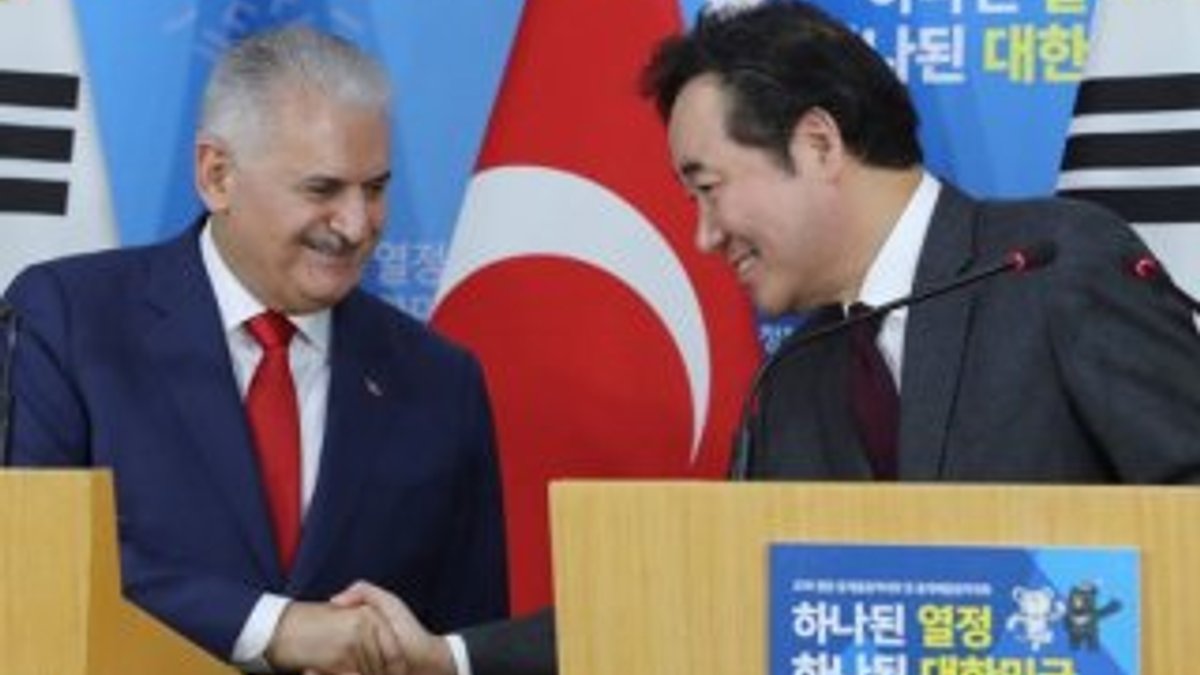 Başbakan Yıldırım'dan Güney Kore'de açıklamalar