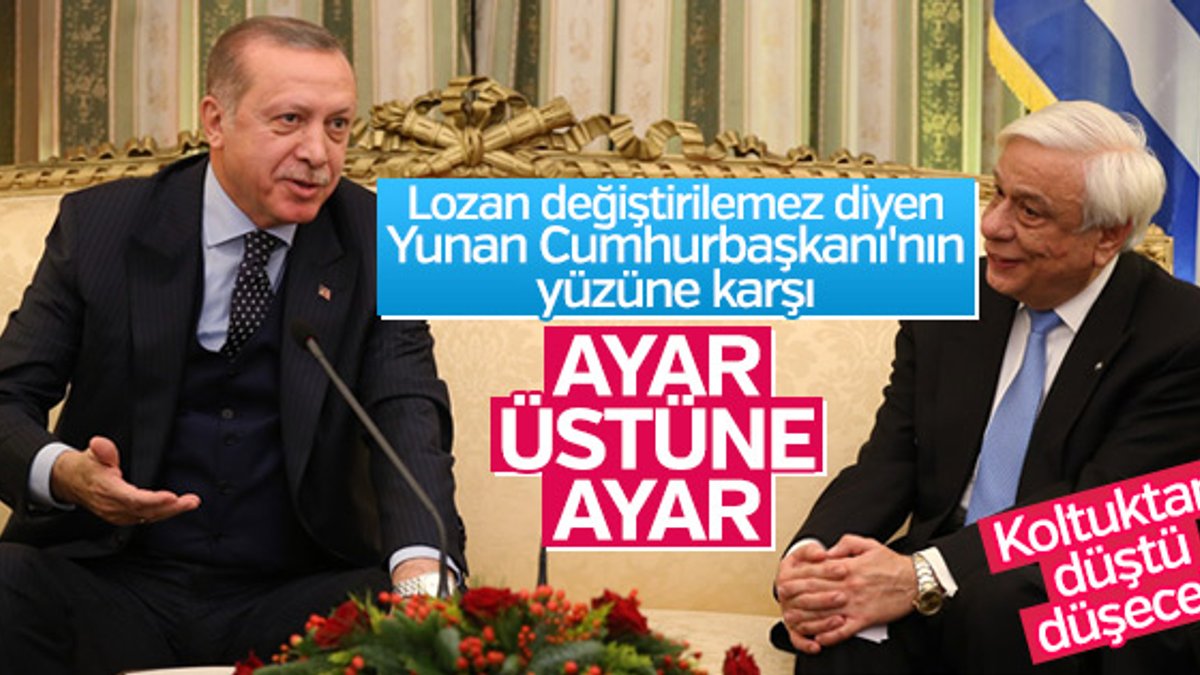 Cumhurbaşkanı Erdoğan Atina’da