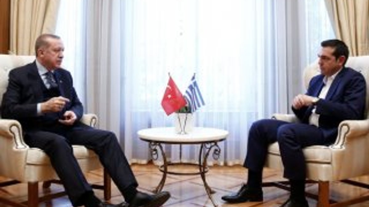 Erdoğan-Çipras görüşmesi
