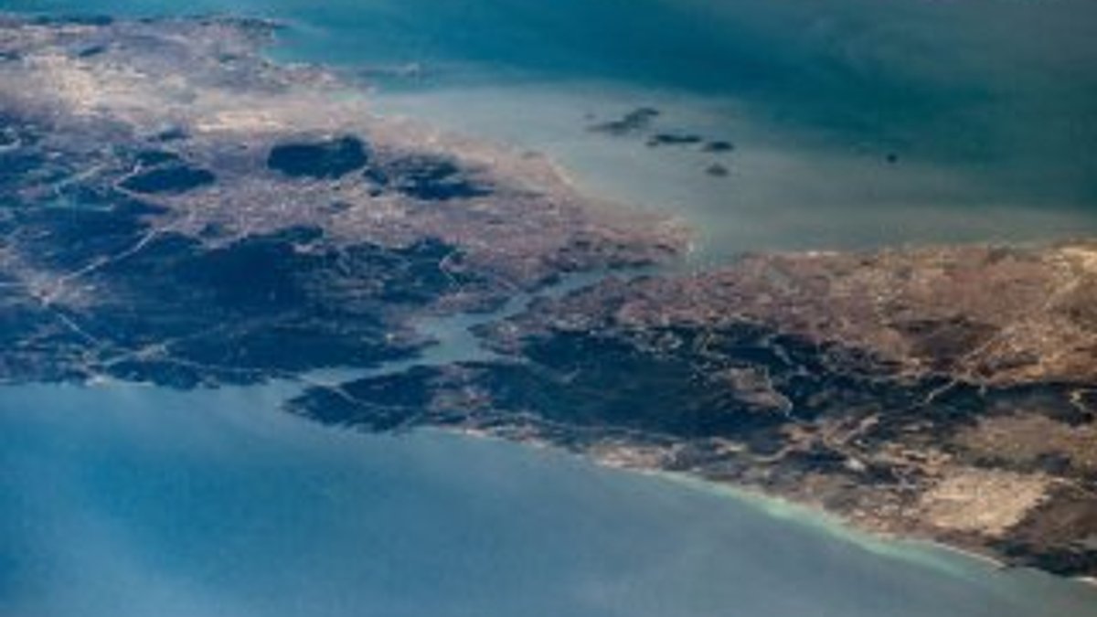 Uzay istasyonundan İstanbul'un görüntüsü