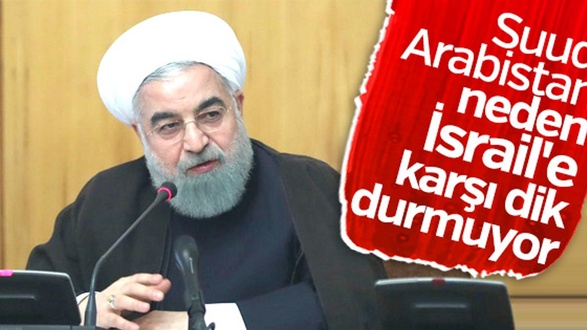 Ruhani'den Suudi Arabistan'a İsrail uyarısı