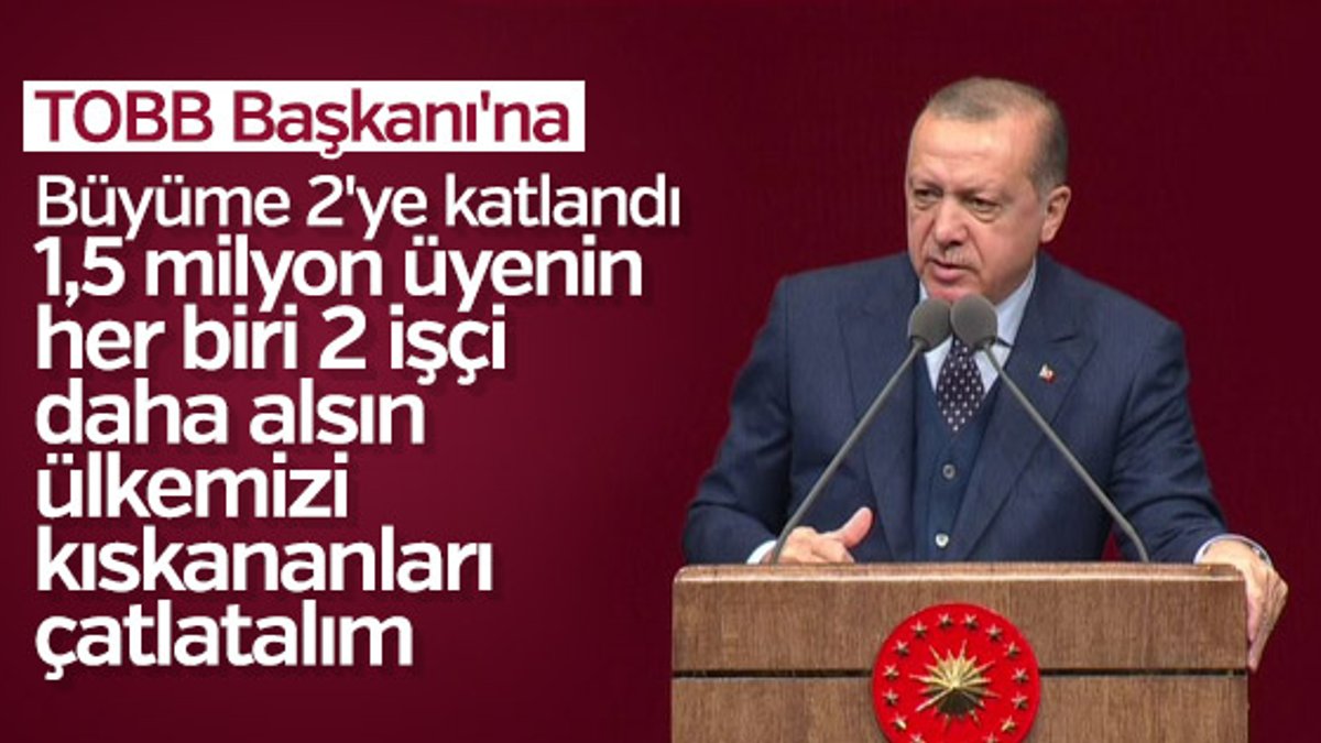 Cumhurbaşkanı Erdoğan İstihdam Şurası'nda
