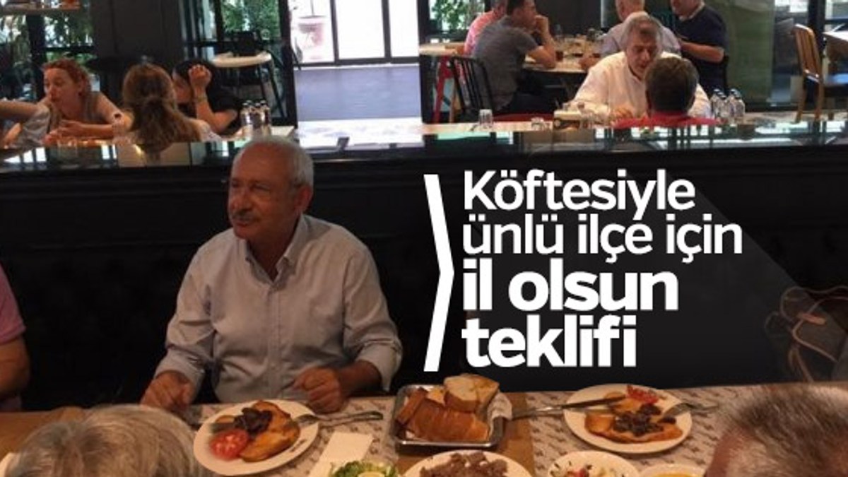 Kemal Kılıçdaroğlu'ndan İnegöl il olsun teklifi