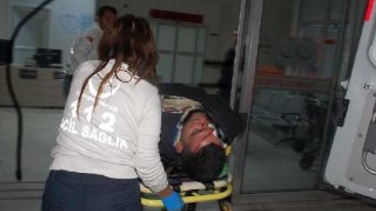 Aydın'da devrilen motosikletin sürücüsü hastaneye kaldırıldı