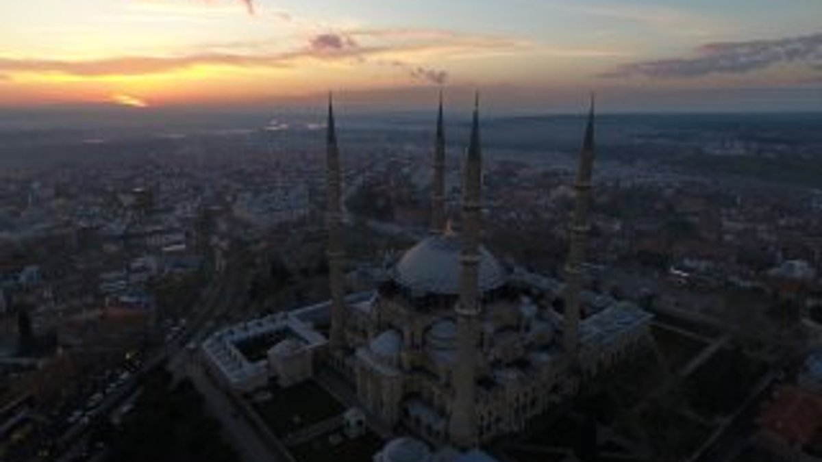 Selimiye'de gün doğumu ve gün batımı