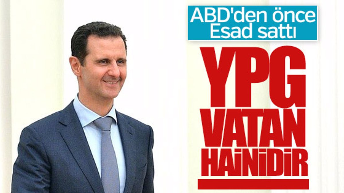 Esad YPG'ye hain dedi