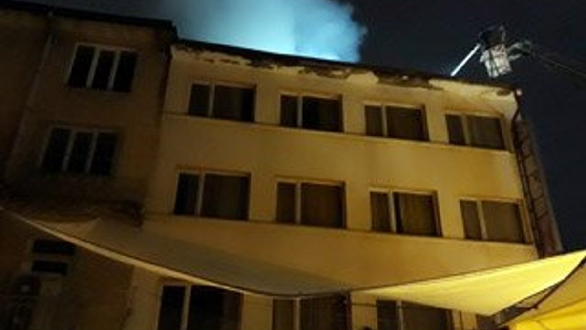 Ankara'da otelde yangın