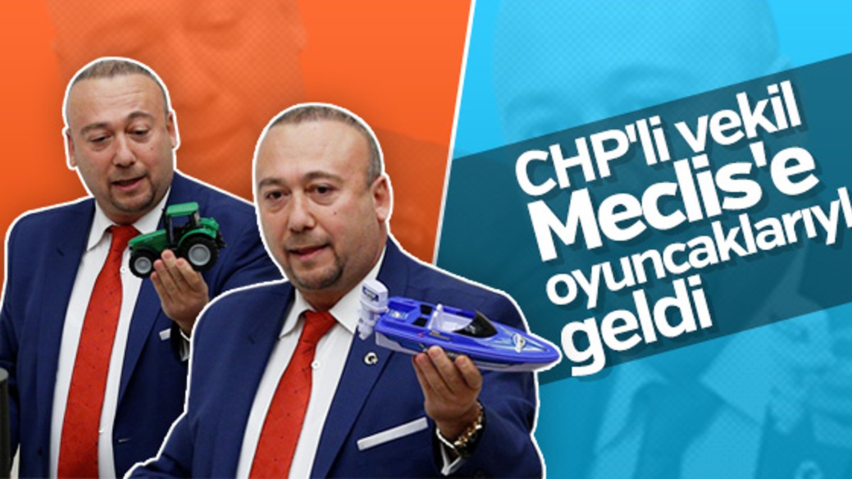 CHP'li Özkan Yalım maketlerle vergi oranlarını anlattı