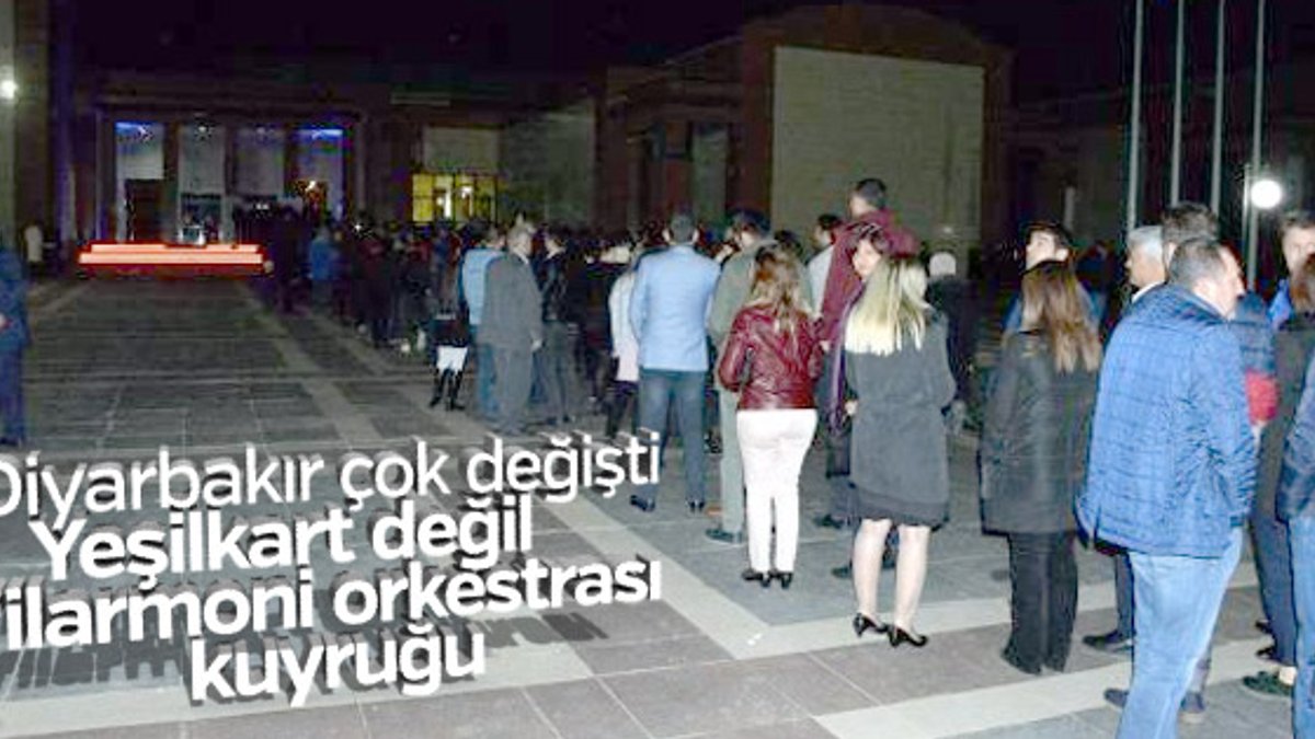 Diyarbakır'da filarmoni orkestrası kuyruğu