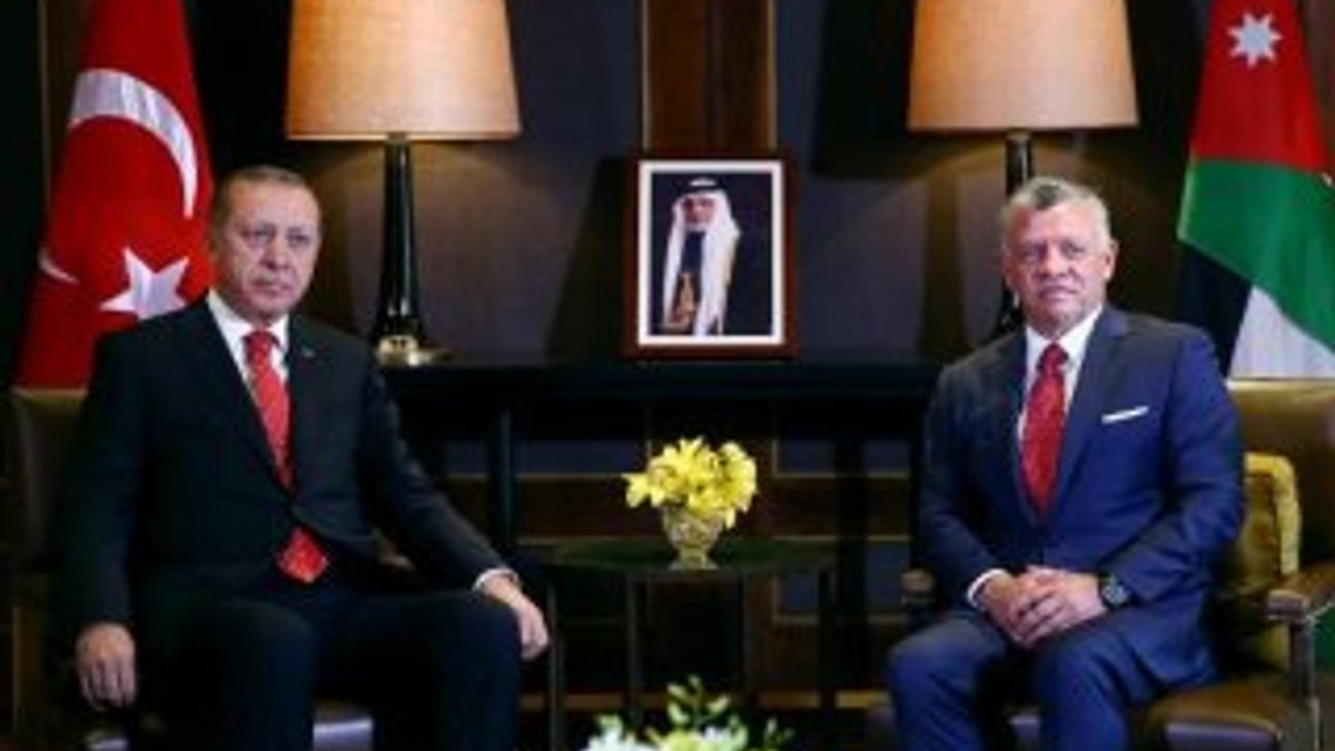 Cumhurbaşkanı Erdoğan Ürdün Kralı ile görüştü